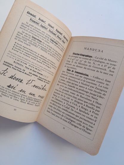 GUÍA DE MANRESA (IMP. ALCARAZ DE BAUSILI, c.1920)