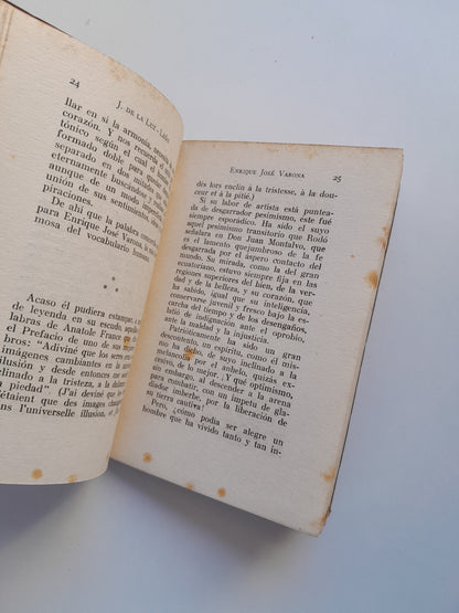 ENRIQUE JOSÉ VARONA. SU OLVIDADA DOCTRINA - J. DE LA LUZ LEÓN (1934). DEDICATORIA DEL AUTOR