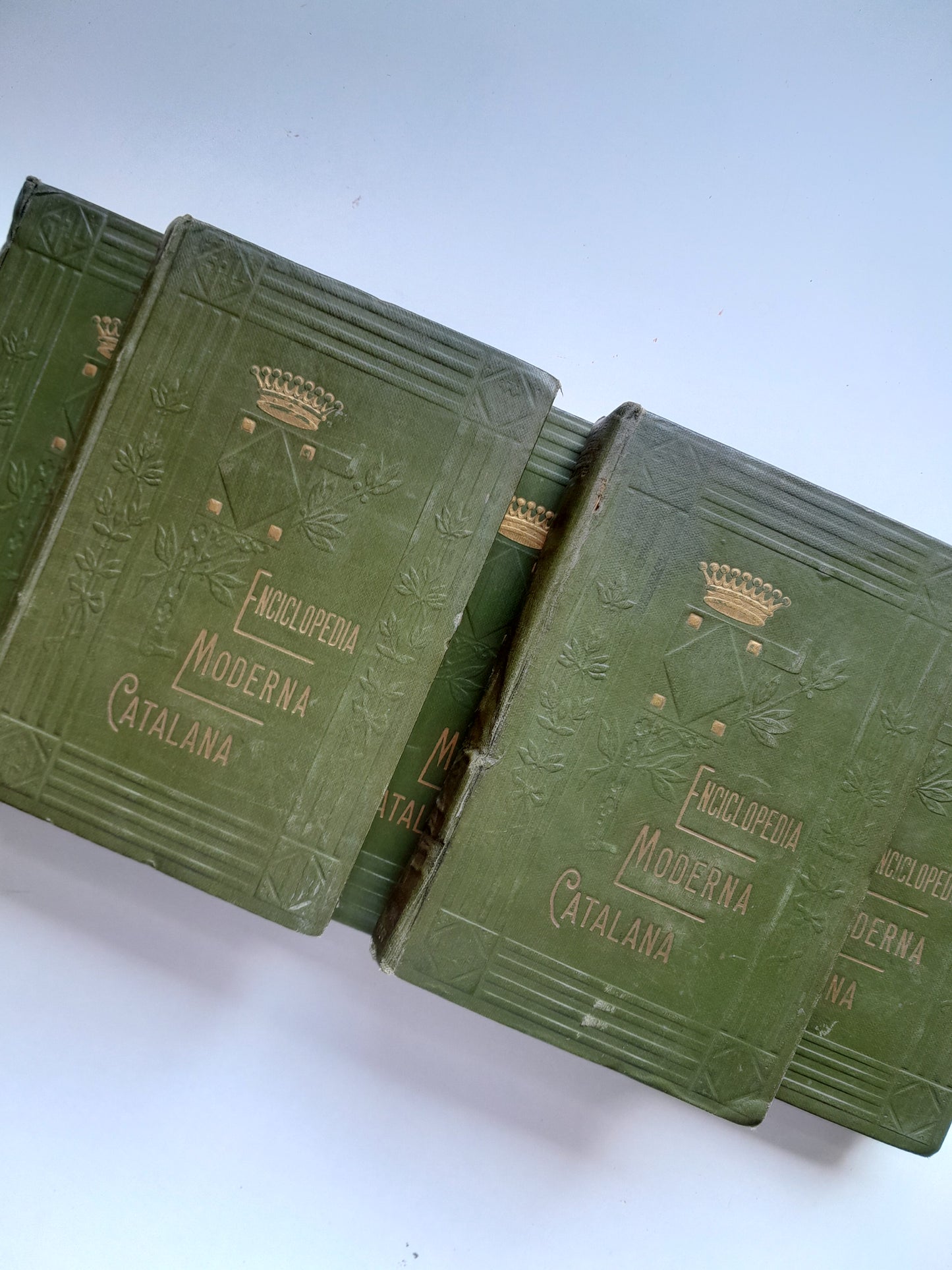 ENCICLOPEDIA MODERNA CATALANA (COMPLETA 5 TOMOS) - JOSEP FITER (JOSEPH GALLACH, 1913)