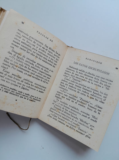 FÁBULAS DE SAMANIEGO - VV. AA (ARALUCE, 1942)