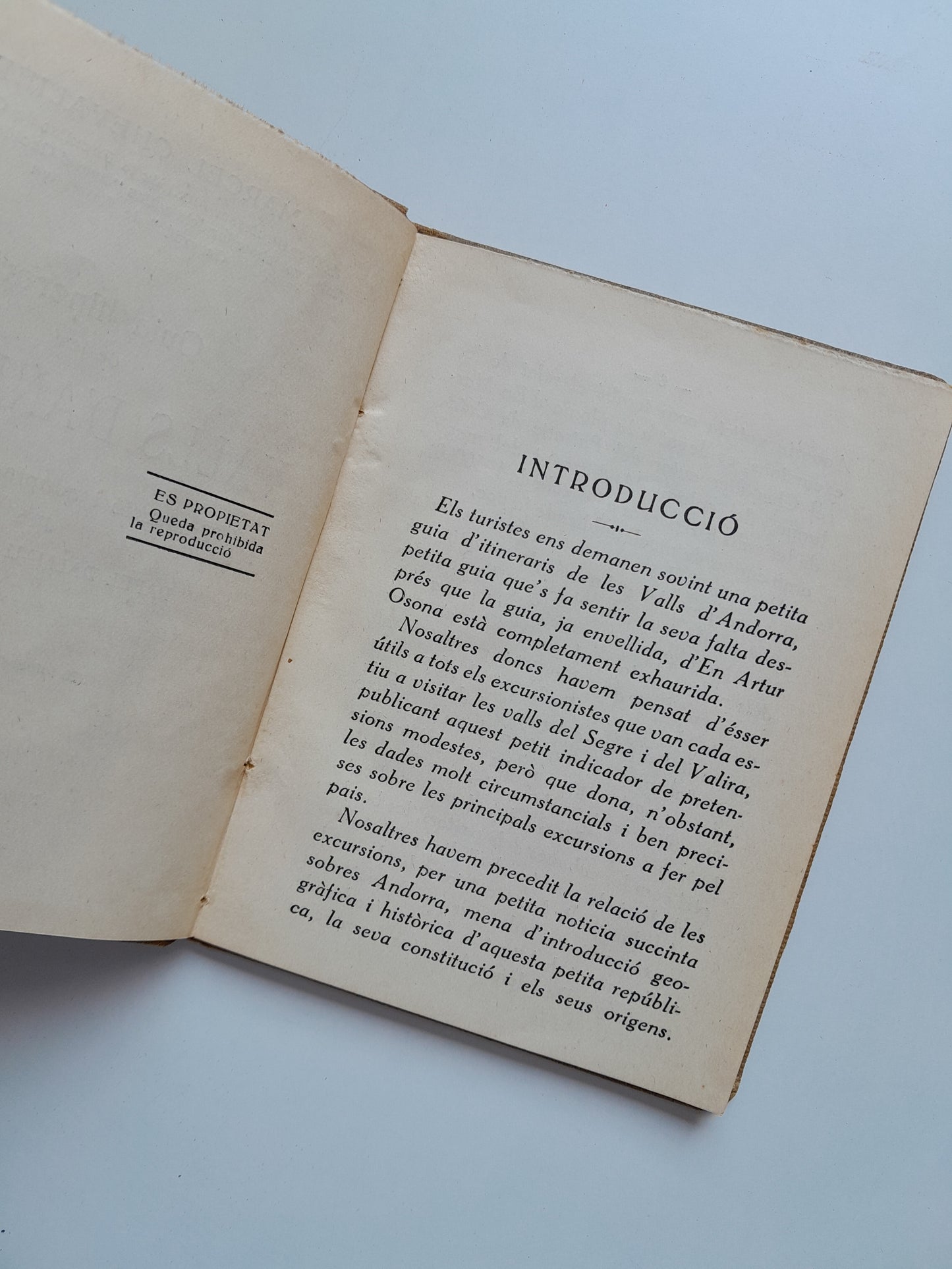 GUIA ITINERARI DE LES VALLS D'ANDORRA - MARCEL CHEVALIER (NÚÑEZ I CIA, c.1920)