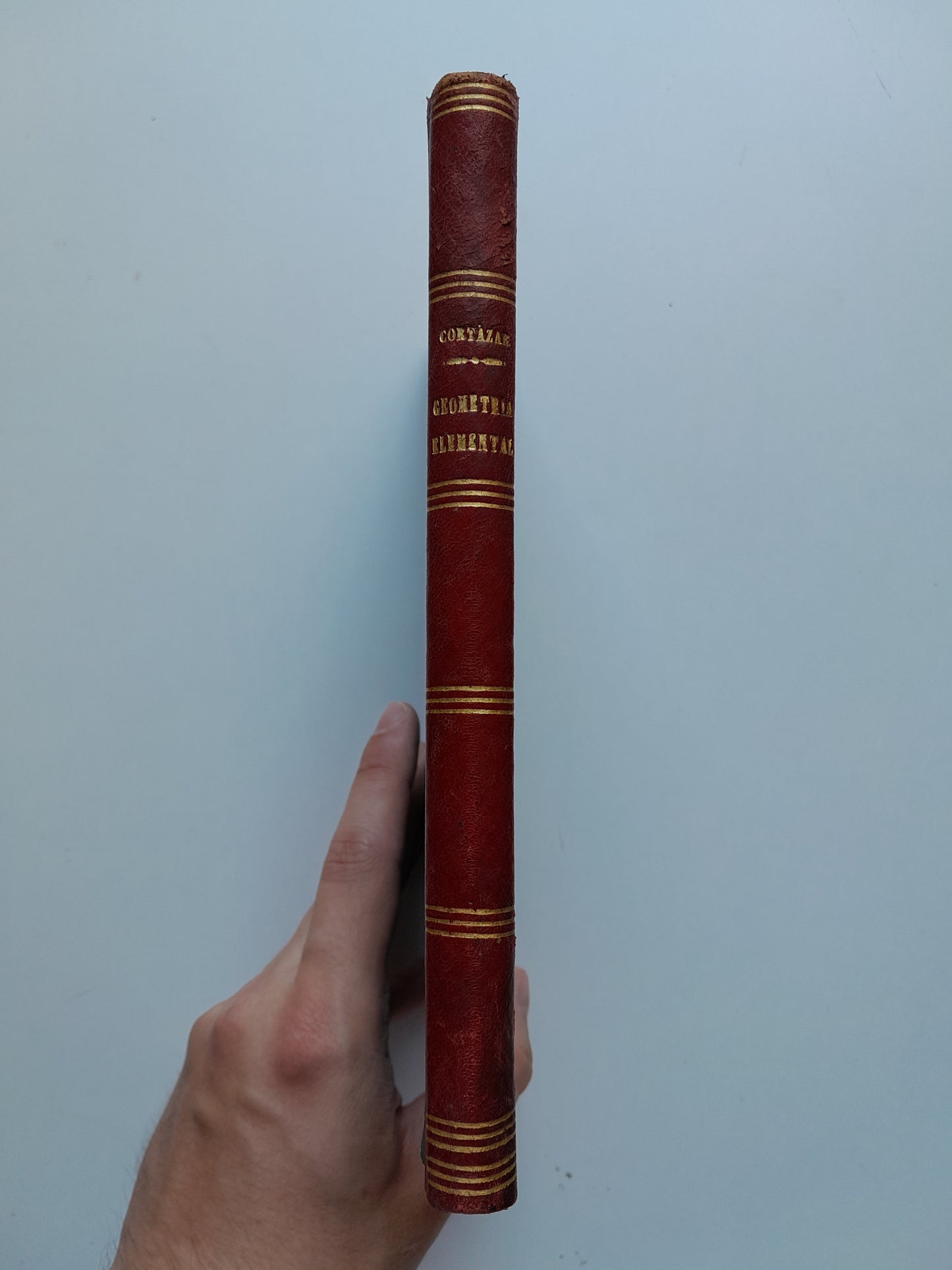 TRATADO DE GEOMETRÍA ELEMENTAL - JUAN CORTÁZAR (LIB. HERNANDO, 1882)
