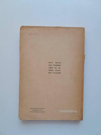 BREVIARIO IMPERIAL - PABLO ANTONIO QUADRA (CULTURA ESPAÑOLA, 1940)