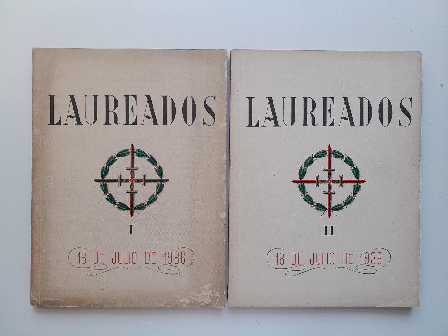 LAUREADOS. 18 DE JULIO DE 1936 (COMPLETA 2 TOMOS) - (1940)