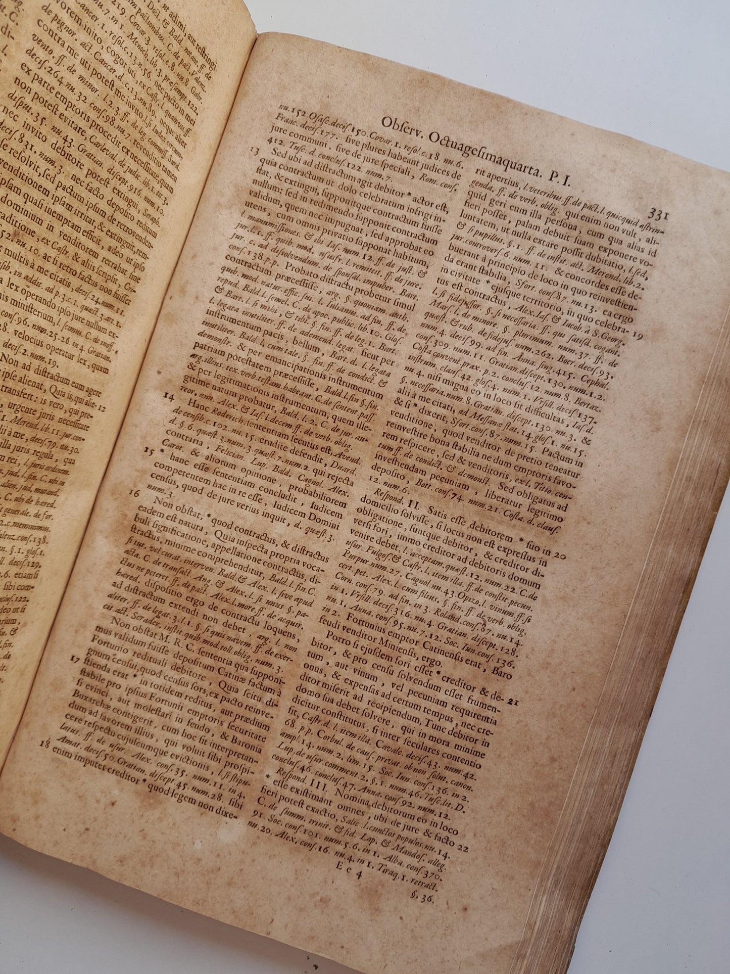 TRIBUNALIUM SICILIAE DECISAE OBSERVATIONES - MARIO GIURBA (IOANNIS BLAEU, 1652)