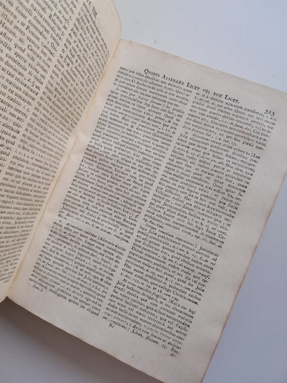 INSTITUTIONUM IMPERIALIUM (COMPLETA 2 TOMOS) - ARNOLDI VINNII I.C. (BENEDICTO MONFORT, 1786)