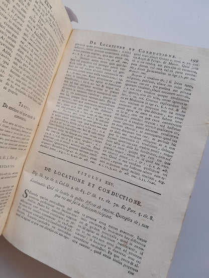 INSTITUTIONUM IMPERIALIUM (COMPLETA 2 TOMOS) - ARNOLDI VINNII I.C. (BENEDICTO MONFORT, 1786)