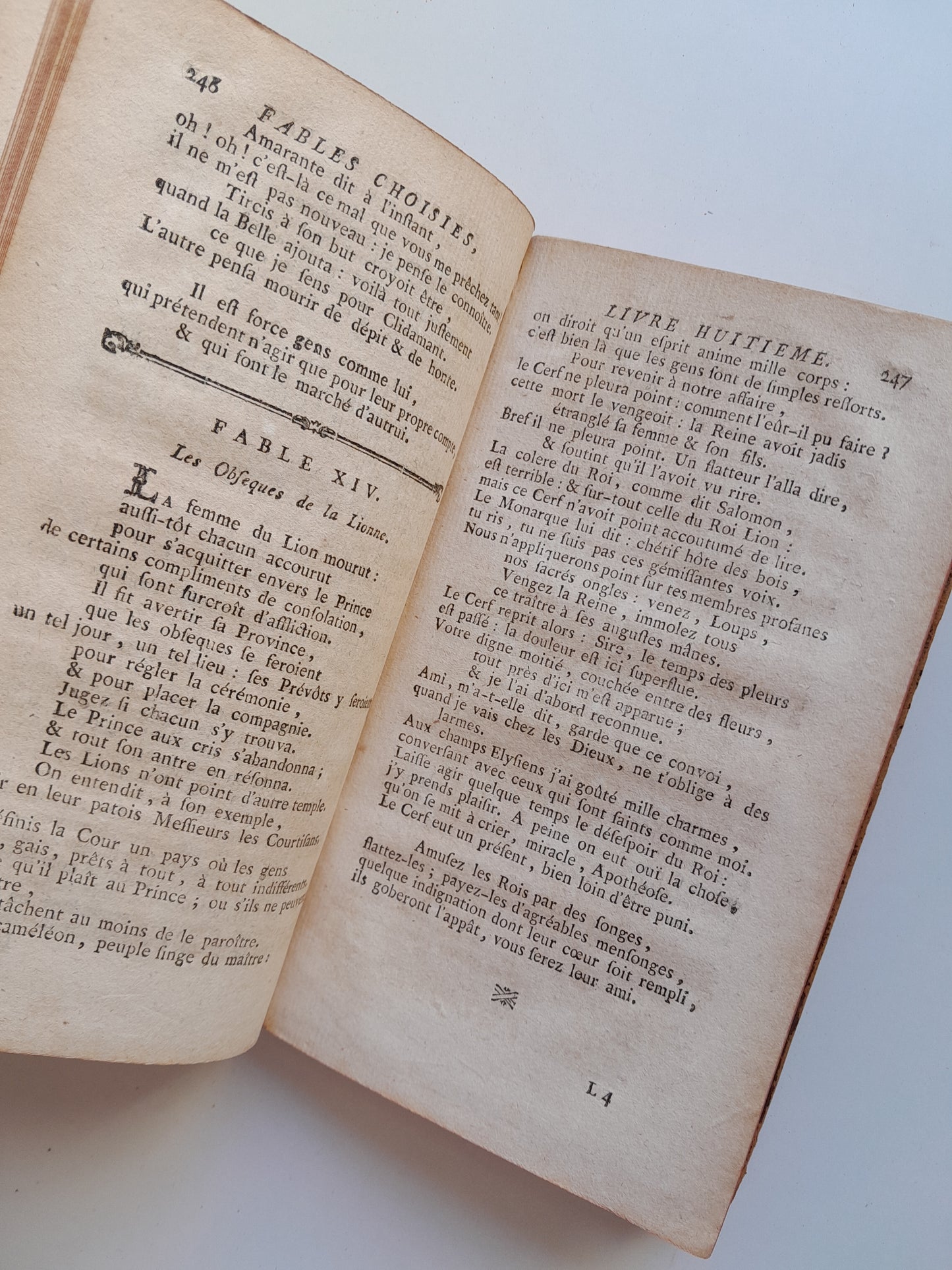 FABLES - M. DE LA FONTAINE (J. F. BASTIEN, 1779)