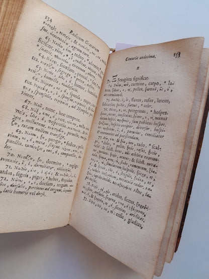 TIROCINIUM LINGUAE GRAECAE, PRIMOGENIAS VOCES - PHILIPPO LABBE (VDA. SIMONIS BENARD, 1701)