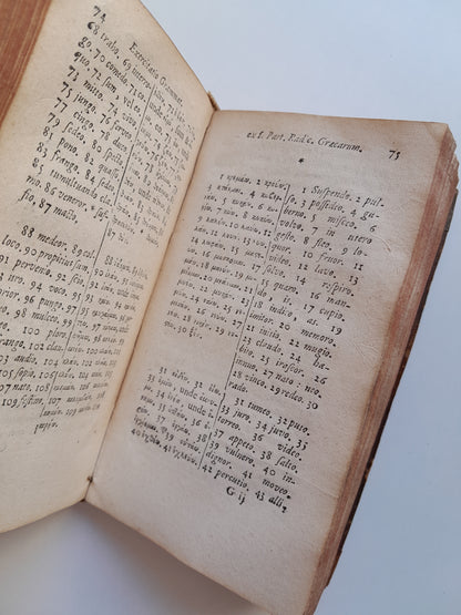 TIROCINIUM LINGUAE GRAECAE, PRIMOGENIAS VOCES - PHILIPPO LABBE (VDA. SIMONIS BENARD, 1701)