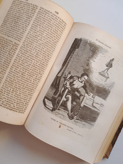 EL PANTEÓN UNIVERSAL. DICCIONARIO HISTÓRICO (COMPLETA 2 TOMOS) - WENCESLAO AYGUALS DE IZCO (IMP. AYGUALS DE IZCO HNOS., 1853)