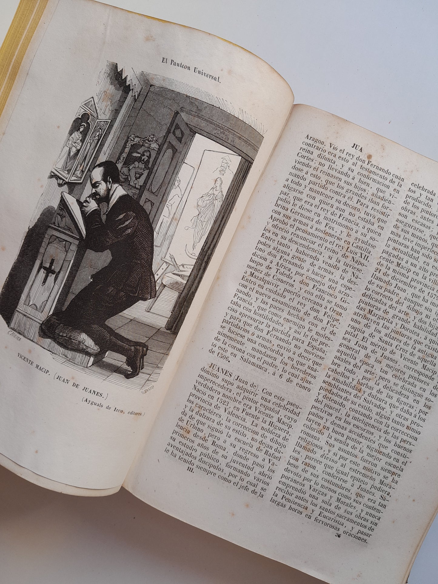 EL PANTEÓN UNIVERSAL. DICCIONARIO HISTÓRICO (COMPLETA 2 TOMOS) - WENCESLAO AYGUALS DE IZCO (IMP. AYGUALS DE IZCO HNOS., 1853)