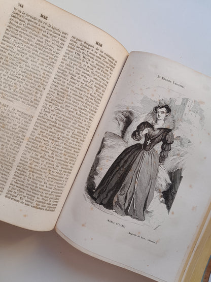 EL PANTEÓN UNIVERSAL. DICCIONARIO HISTÓRICO (COMPLETA 2 TOMOS) - WENCESLAO AYGUALS DE IZCO (IMP. AYGUALS DE IZCO HNOS., 1853)