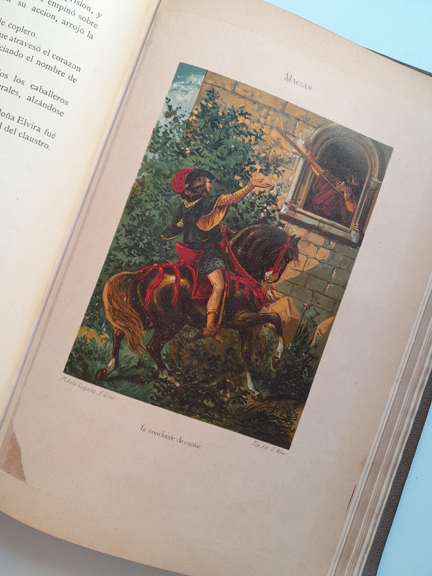 EL REINO DEL AMOR - RAFAEL DEL CASTILLO (M. SOLÁ-SAGALÉS, c.1890)