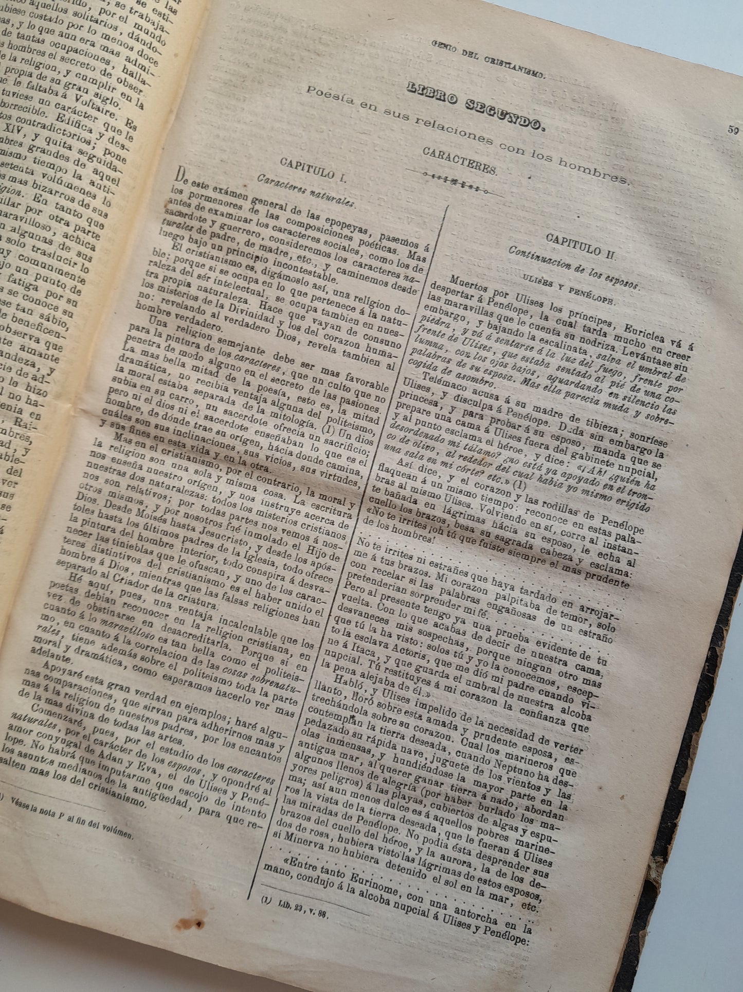 GENIO DEL CRISTIANISMO / LOS MÁRTIRES O EL TRIUNFO DE LA RELIGIÓN CRISTIANA - CHATEAUBRIAND (IMP. JOSÉ MARÍA AYOLDI, 1869-70)