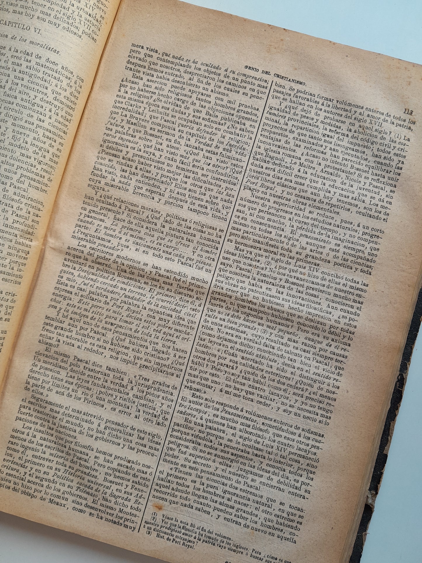GENIO DEL CRISTIANISMO / LOS MÁRTIRES O EL TRIUNFO DE LA RELIGIÓN CRISTIANA - CHATEAUBRIAND (IMP. JOSÉ MARÍA AYOLDI, 1869-70)