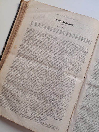 GENIO DEL CRISTIANISMO / LOS MÁRTIRES O EL TRIUNFO DE LA RELIGIÓN CRISTIANA - CHATEAUBRIAND (IMP. JOSÉ MARÍA AYOLDI, 1869-70)
