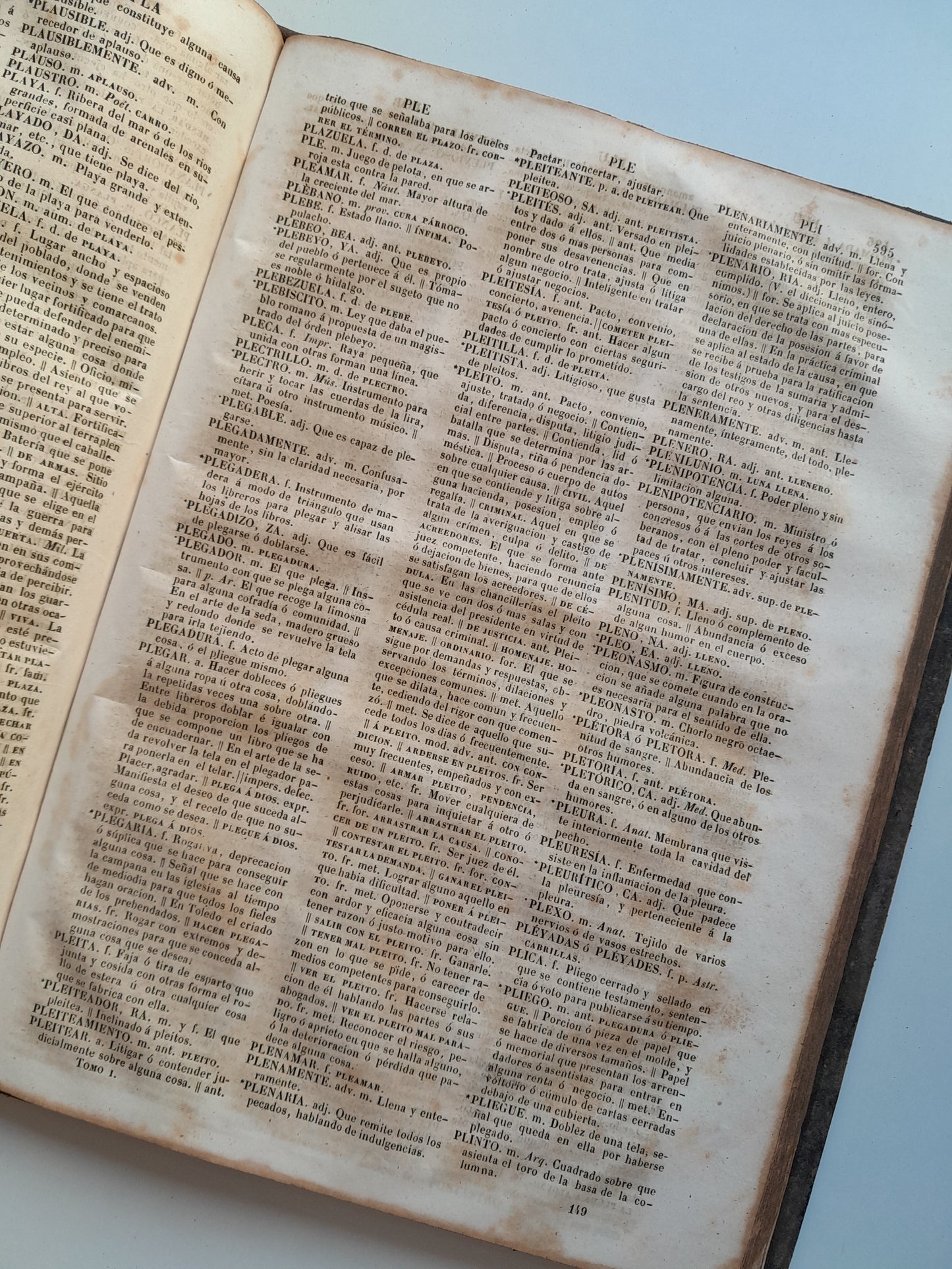 PANLEXICO. DICCIONARIO UNIVERSAL DE LA LENGUA CASTELLANA - JUAN PEÑALVEZ (IMP. IGNACIO BOIX, 1849)