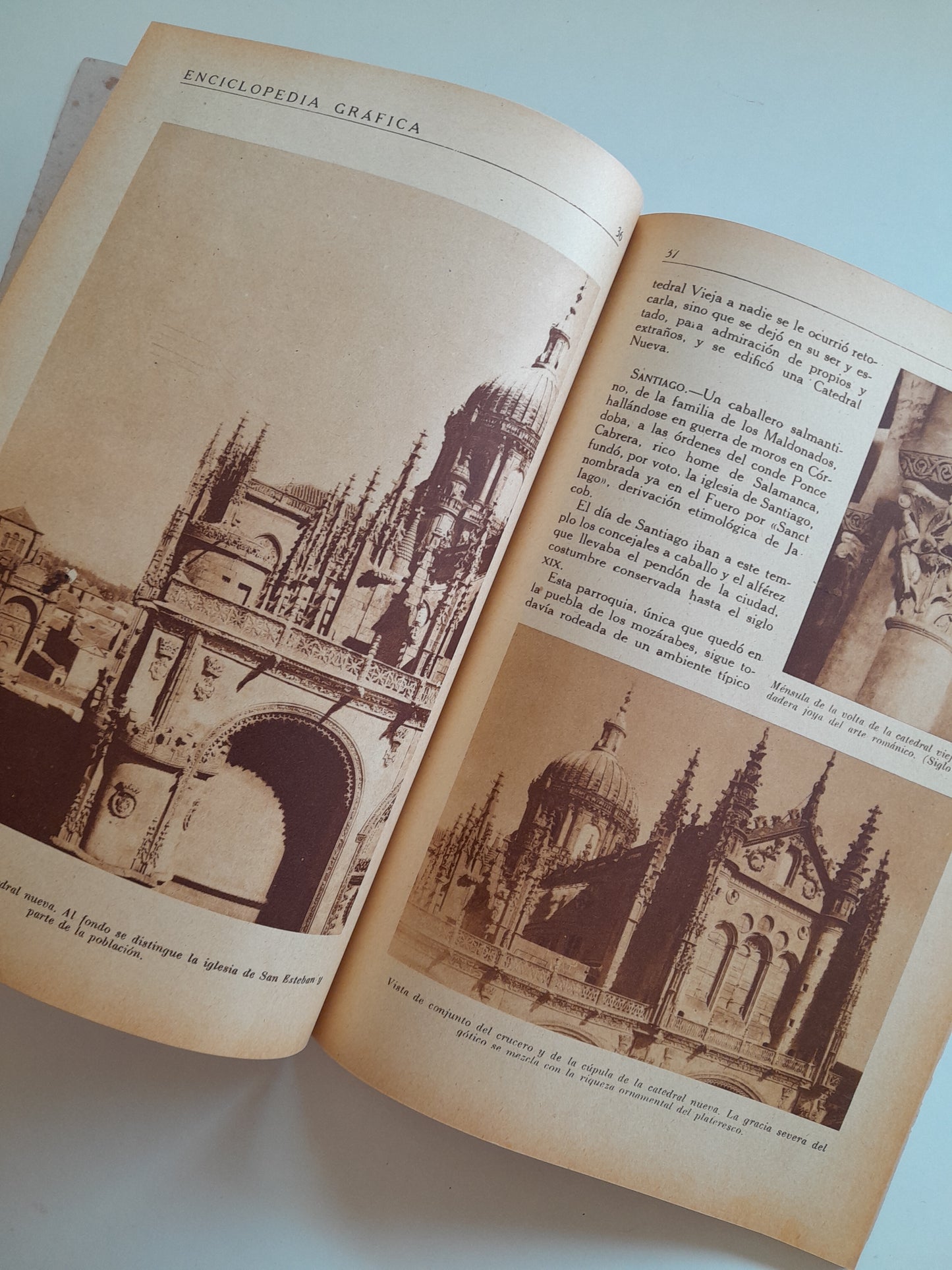 ENCICLOPEDIA GRÁFICA. SALAMANCA (CERVANTES, c.1940)