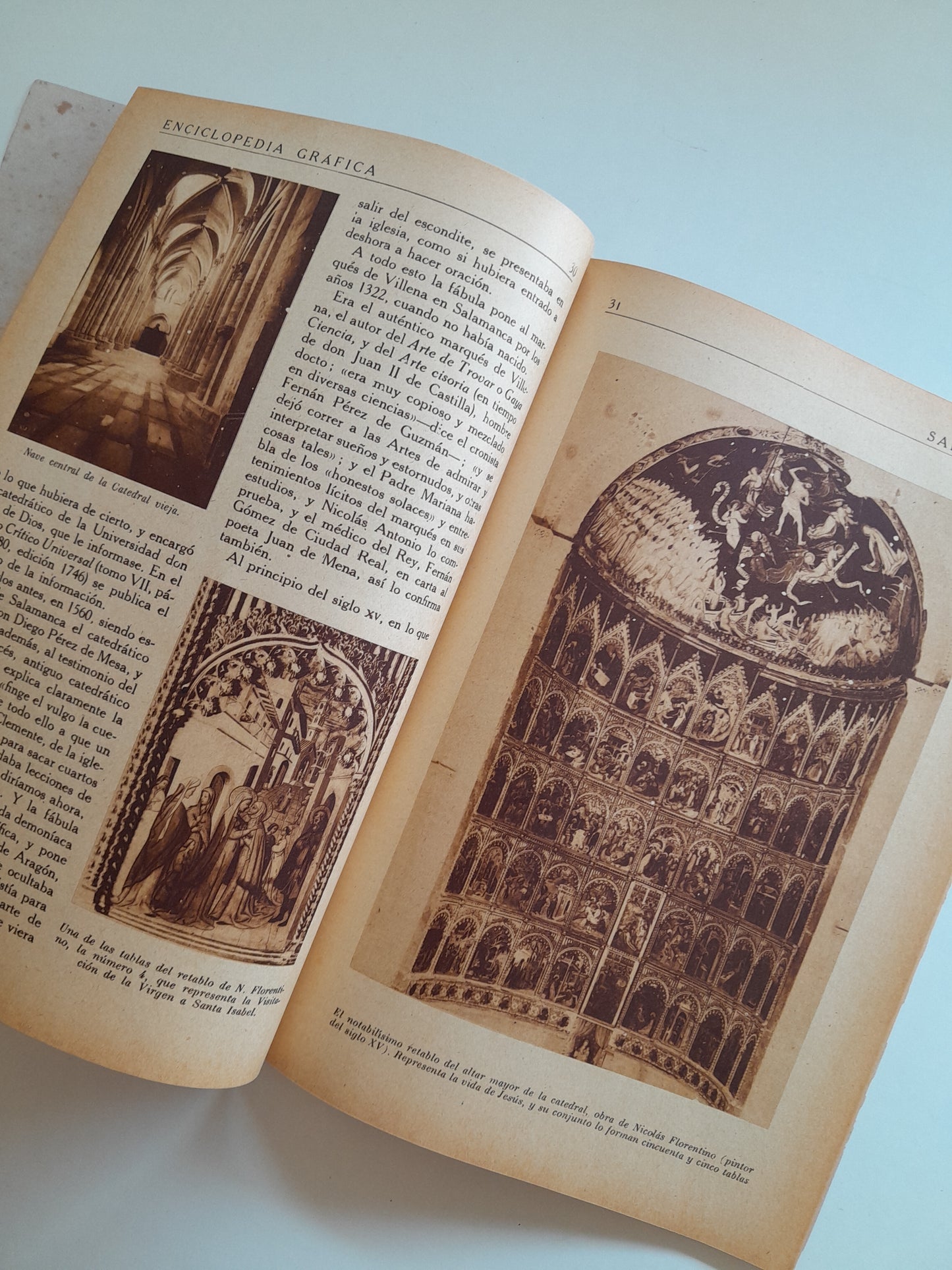 ENCICLOPEDIA GRÁFICA. SALAMANCA (CERVANTES, c.1940)