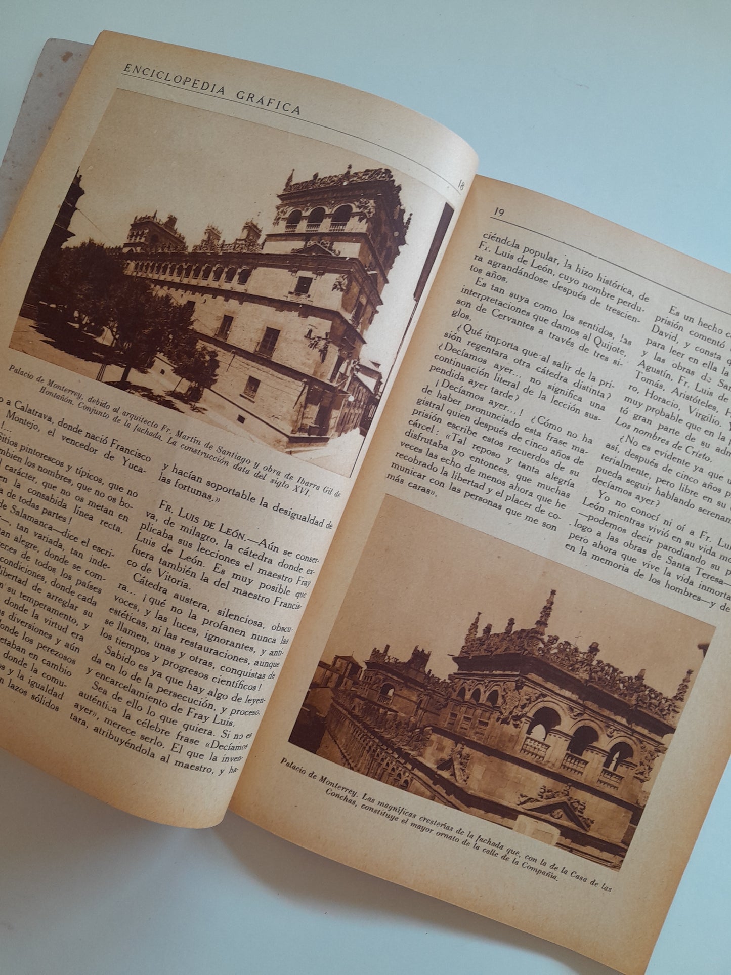 ENCICLOPEDIA GRÁFICA. SALAMANCA (CERVANTES, c.1940)