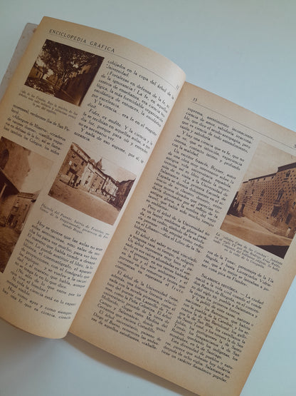 ENCICLOPEDIA GRÁFICA. SALAMANCA (CERVANTES, c.1940)