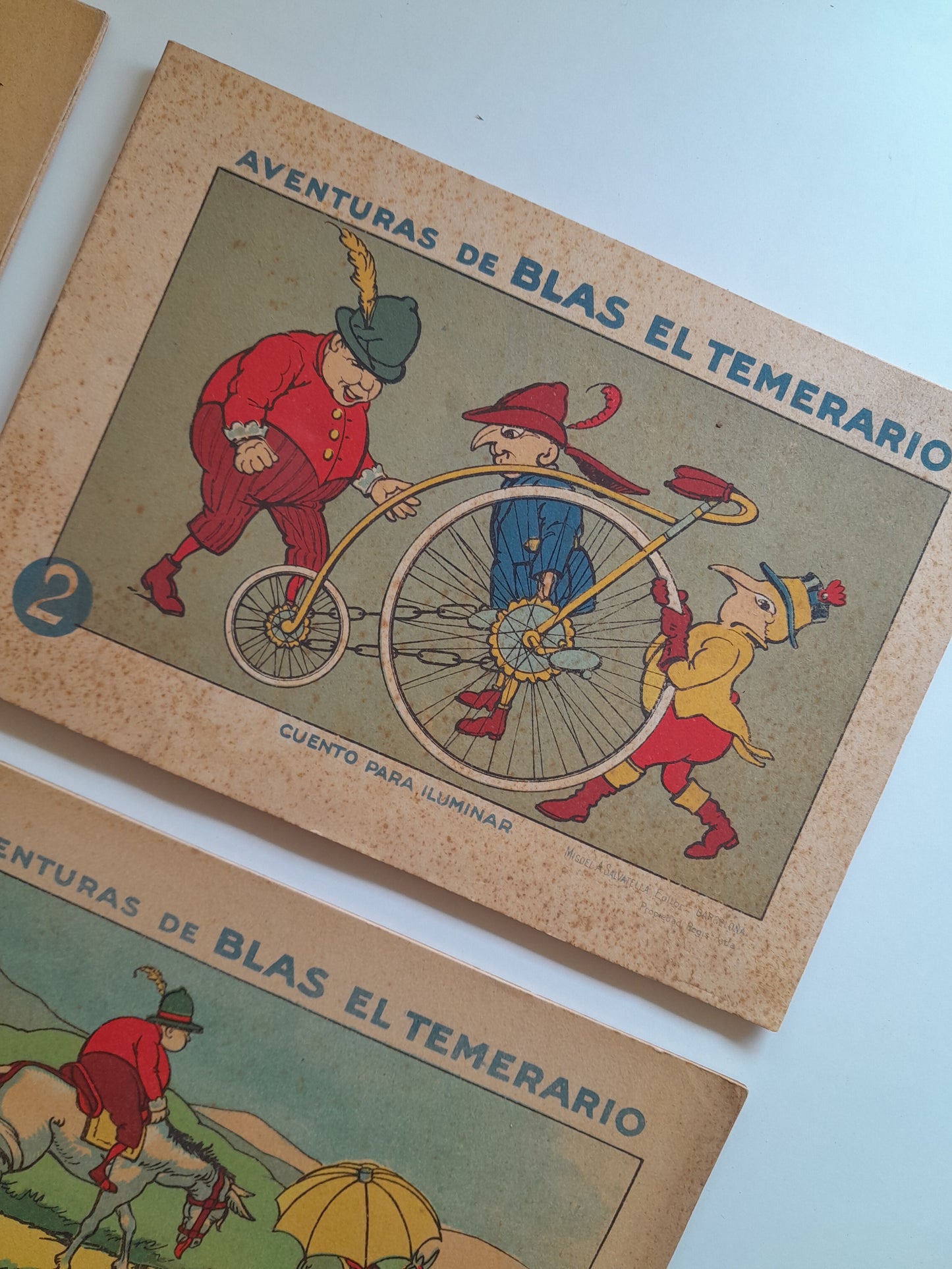 AVENTURAS DE BLAS EL TEMERARIO Nº 1-4. CUENTOS PARA ILUMINAR (MIGUEL SALVATELLA, c.1930)