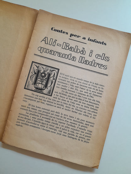 ALÍ BABÀ I ELS QUARANTA LLADRES (LIB. CATALONIA, c.1910)