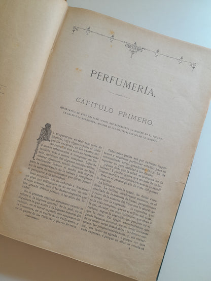 GUÍA DEL PELUQUERO. LA PERFUMERÍA Y ARTE DEL PEINADO - JACOBO STIELER (JOSÉ SERRA, 1890)