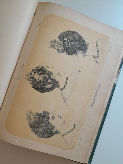 GUÍA DEL PELUQUERO. LA PERFUMERÍA Y ARTE DEL PEINADO - JACOBO STIELER (JOSÉ SERRA, 1890)