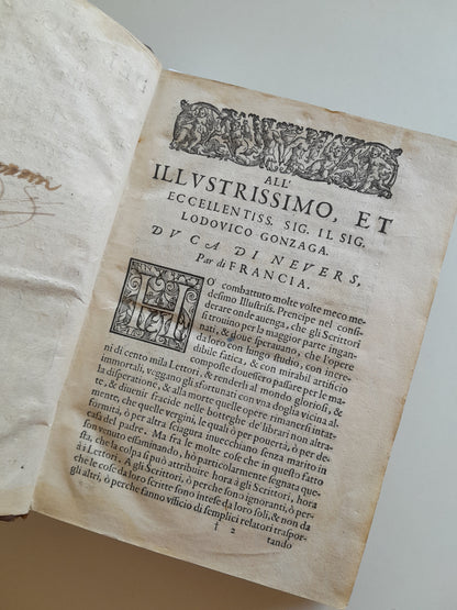 DIALOGHI PIACEVOLI - STEFANO GUAZZO (ANTONIO BERTANO, 1586)