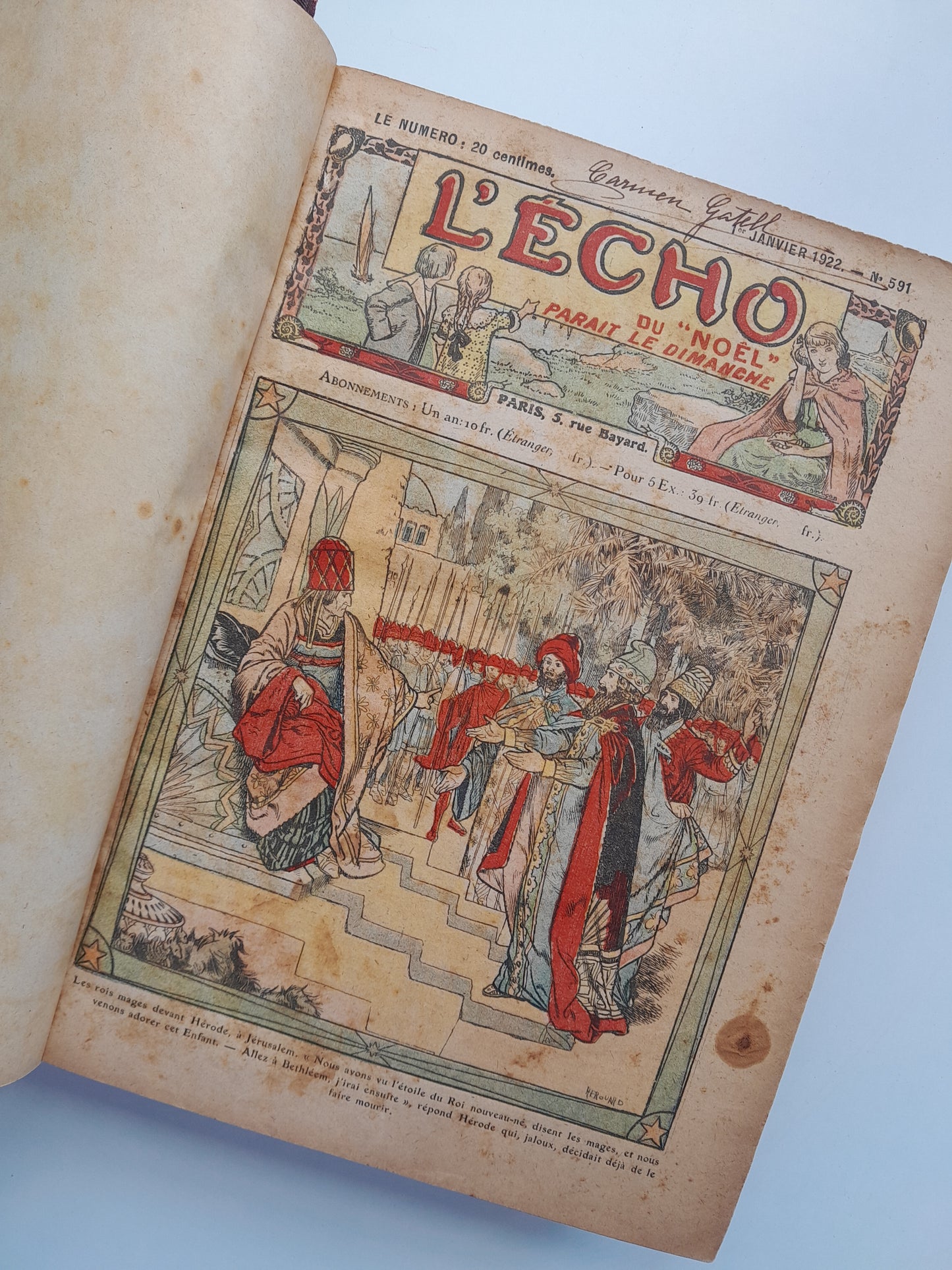 L'ECHO DU NOEL (PARÍS) - NÚM. 591-643 (GENER 1921 - DESEMBRE 1922)