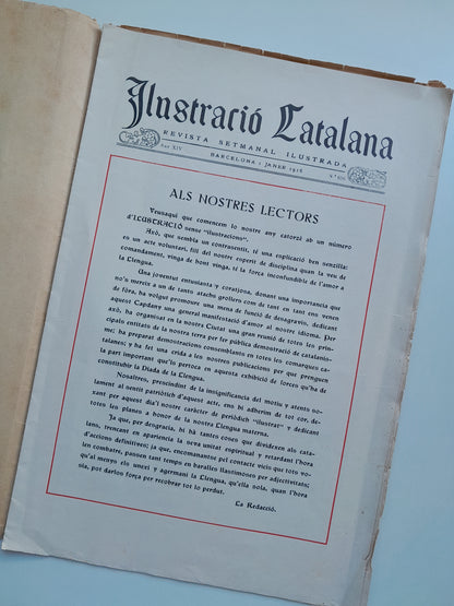 ILUSTRACIÓ CATALANA (BARCELONA) - ANY 14, NÚM. 656 (1 GENER 1916)