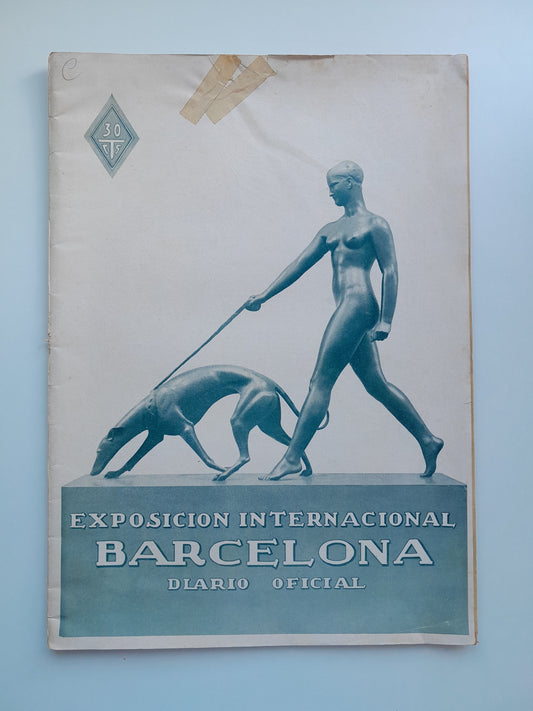 EXPOSICIÓN INTERNACIONAL DE BARCELONA. DIARIO OFICIAL (BARCELONA) - ANY 1, NÚM. 41 (14 DESEMBRE 1929)