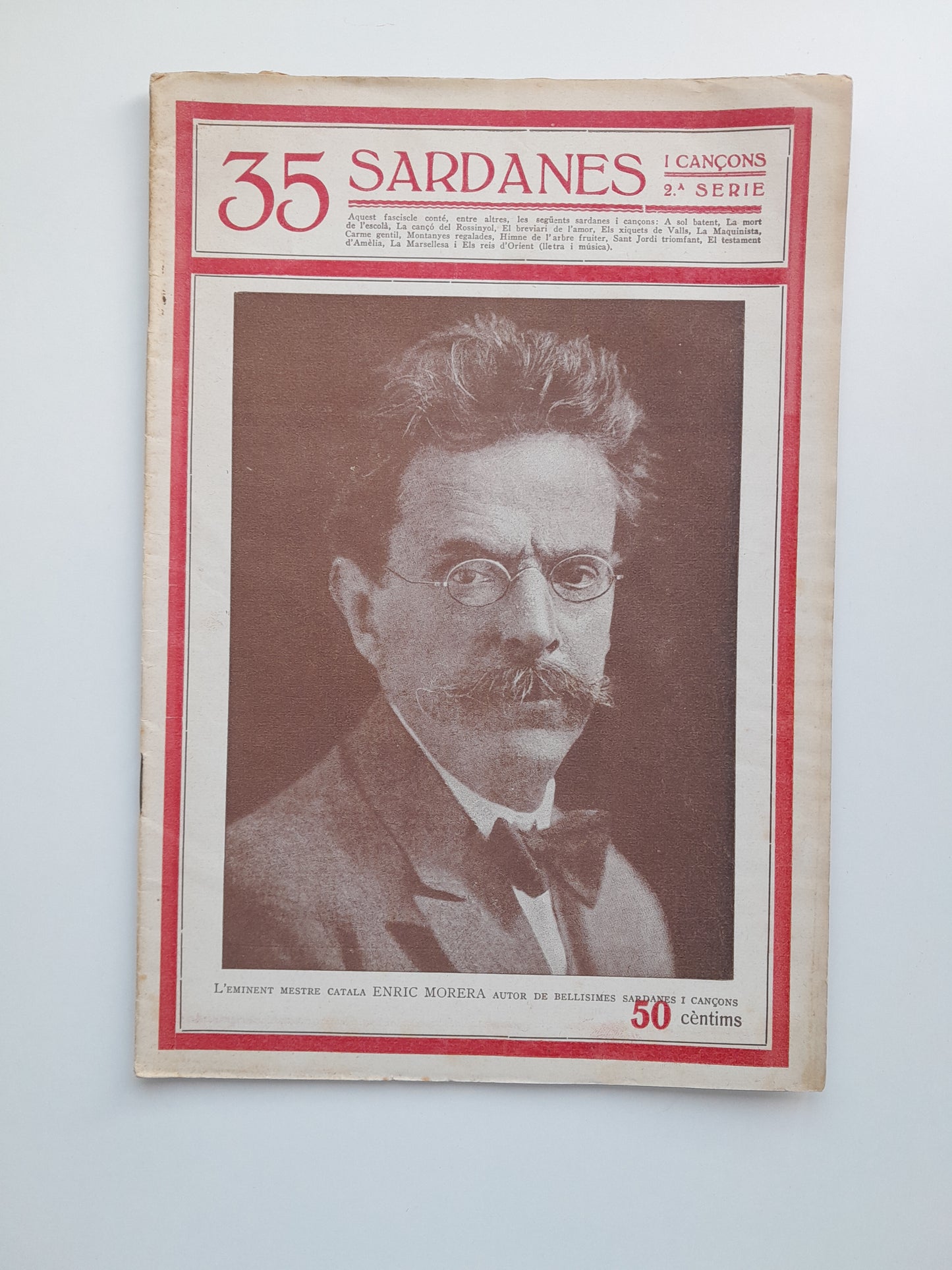 35 SARDANES (BARCELONA) - NÚM. ENRIC MORERA (c.1920)