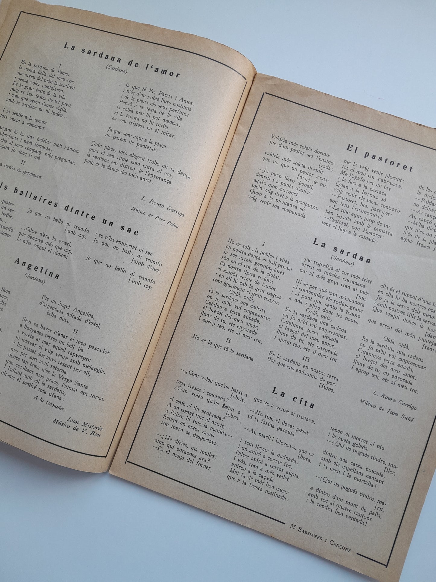 35 SARDANES (BARCELONA) - NÚM. PEP VENTURA (c.1920)