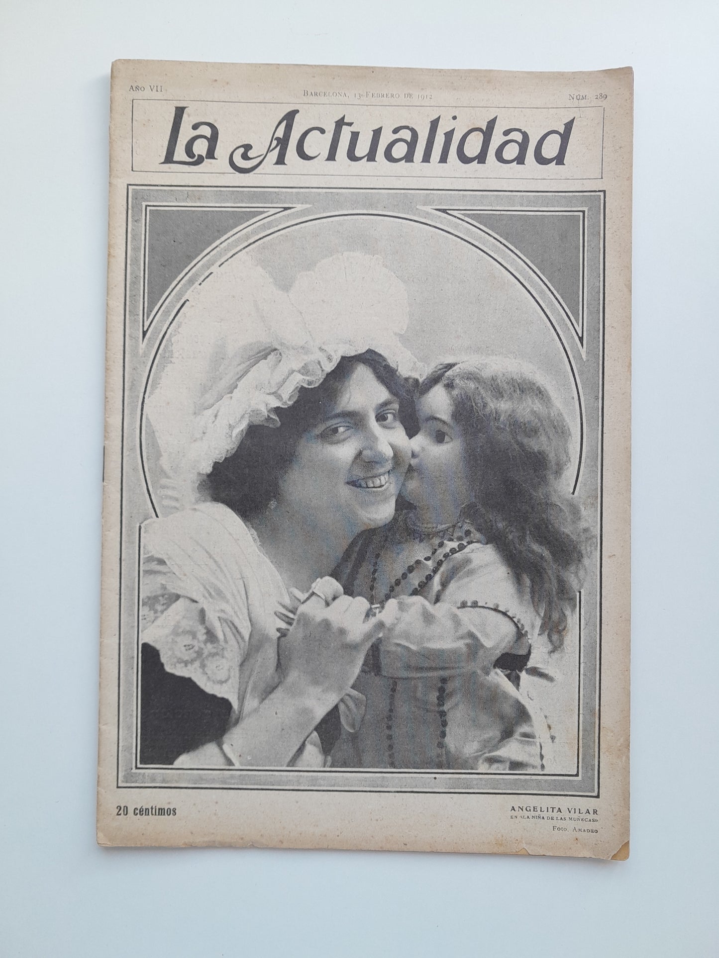 LA ACTUALIDAD (BARCELONA) - ANY 7, NÚM. 289 (13 FEBRER 1912)