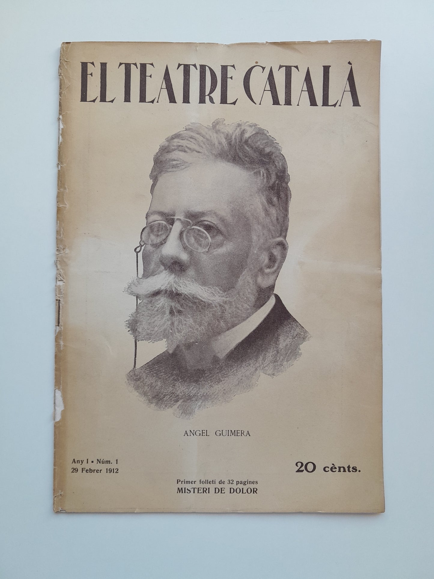 EL TEATRE CATALÀ (BARCELONA) - ANY 1, NÚM. 1 (29 FEBRER 1912)