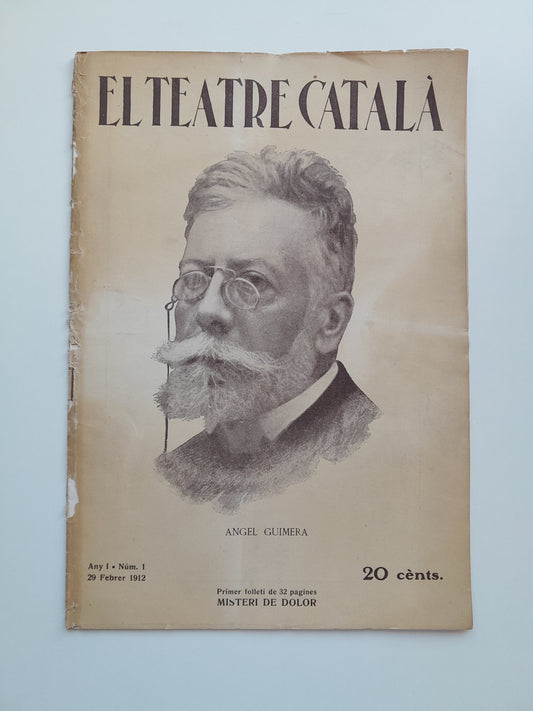 EL TEATRE CATALÀ (BARCELONA) - ANY 1, NÚM. 1 (29 FEBRER 1912)