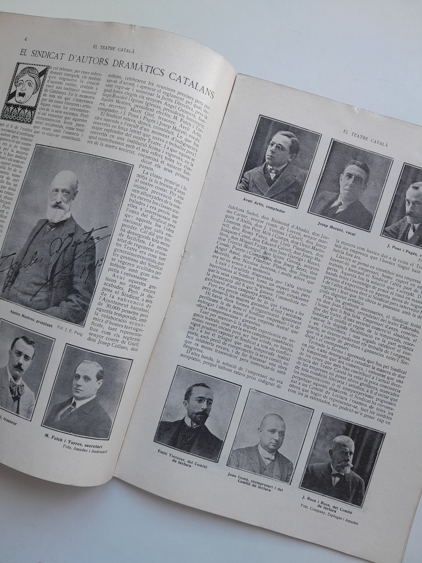 EL TEATRE CATALÀ (BARCELONA) - ANY 1, NÚM. 1 (29 FEBRER 1912)