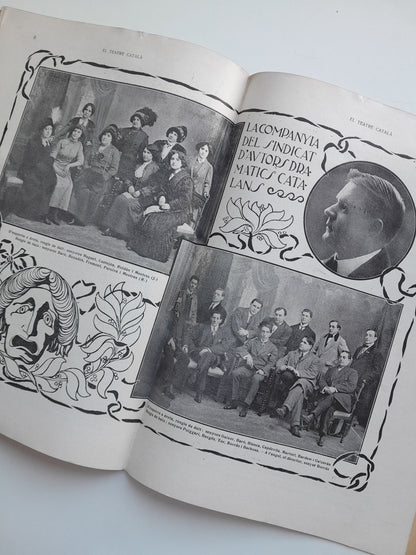 EL TEATRE CATALÀ (BARCELONA) - ANY 1, NÚM. 1 (29 FEBRER 1912)