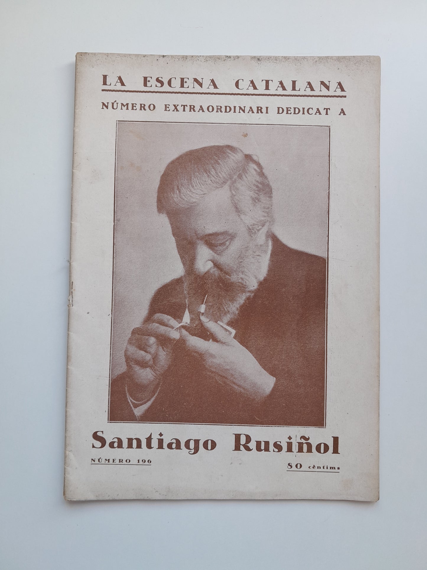 LA ESCENA CATALANA (BARCELONA) - ANY 9, NÚM. 196 A SANTIAGO RUSIÑOL (25 GENER 1926)
