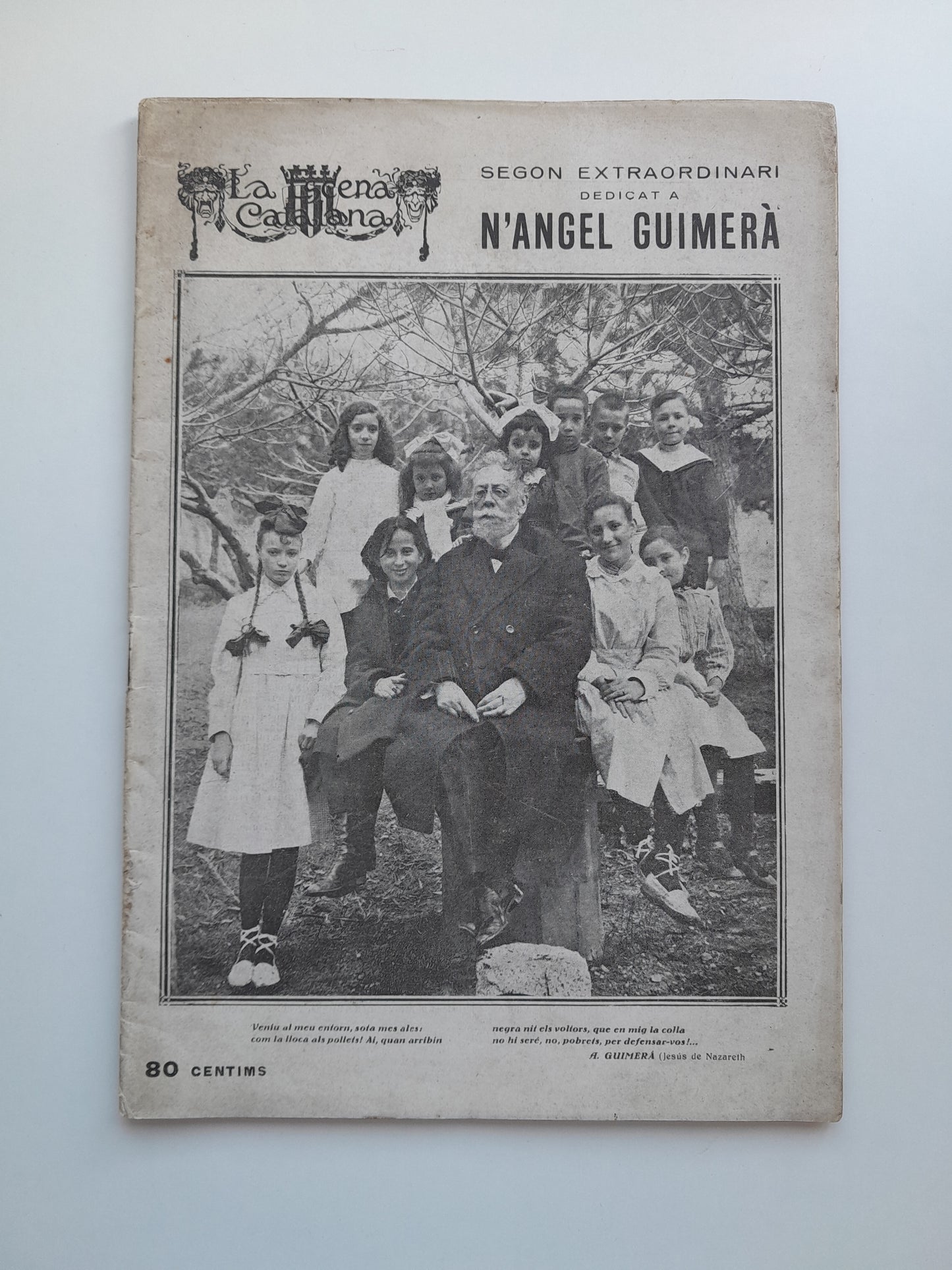 LA ESCENA CATALANA (BARCELONA) - ANY 7, NÚM. 160 A ÀNGEL GUIMERÀ (9 AGOST 1924)
