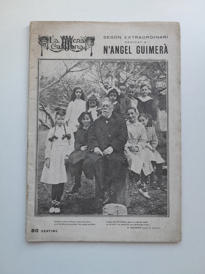 LA ESCENA CATALANA (BARCELONA) - ANY 7, NÚM. 160 A ÀNGEL GUIMERÀ (9 AGOST 1924)