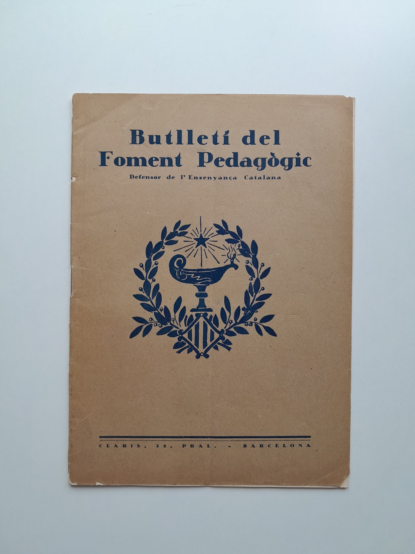 BUTLLETÍ DEL FOMENT PEDAGÒGIC (BARCELONA) - NÚM. 7 (JULIOL 1922)