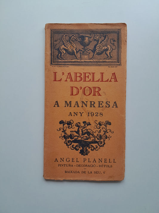 L'ABELLA D'OR A MANRESA (MANRESA) - (1928)