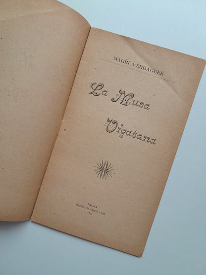LA MUSA VIGATANA - MAGÍN VERDAGUER (IMP. UMBERT Y MIR, 1899)