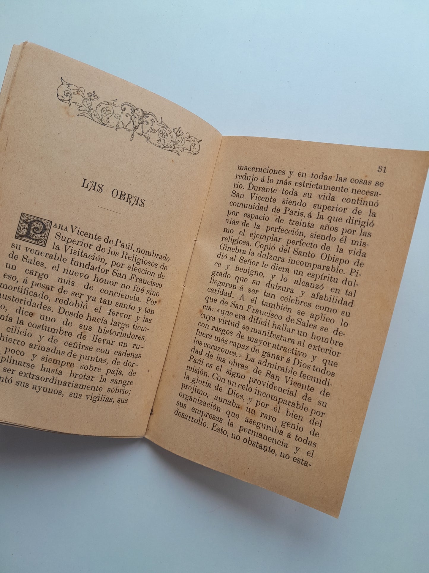 SAN VICENTE DE PAÚL. SU VIDA, SUS OBRAS - VV. AA (BIBLIOTECA DE PROPAGANDA, 1892)