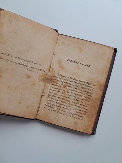 CATECISMO RELIGIOSO PARA INSTRUCCIÓN DE RELIGIOSAS EN SU ESTADO - (IMP. HEREDEROS DE LA V. PLA, 1888)