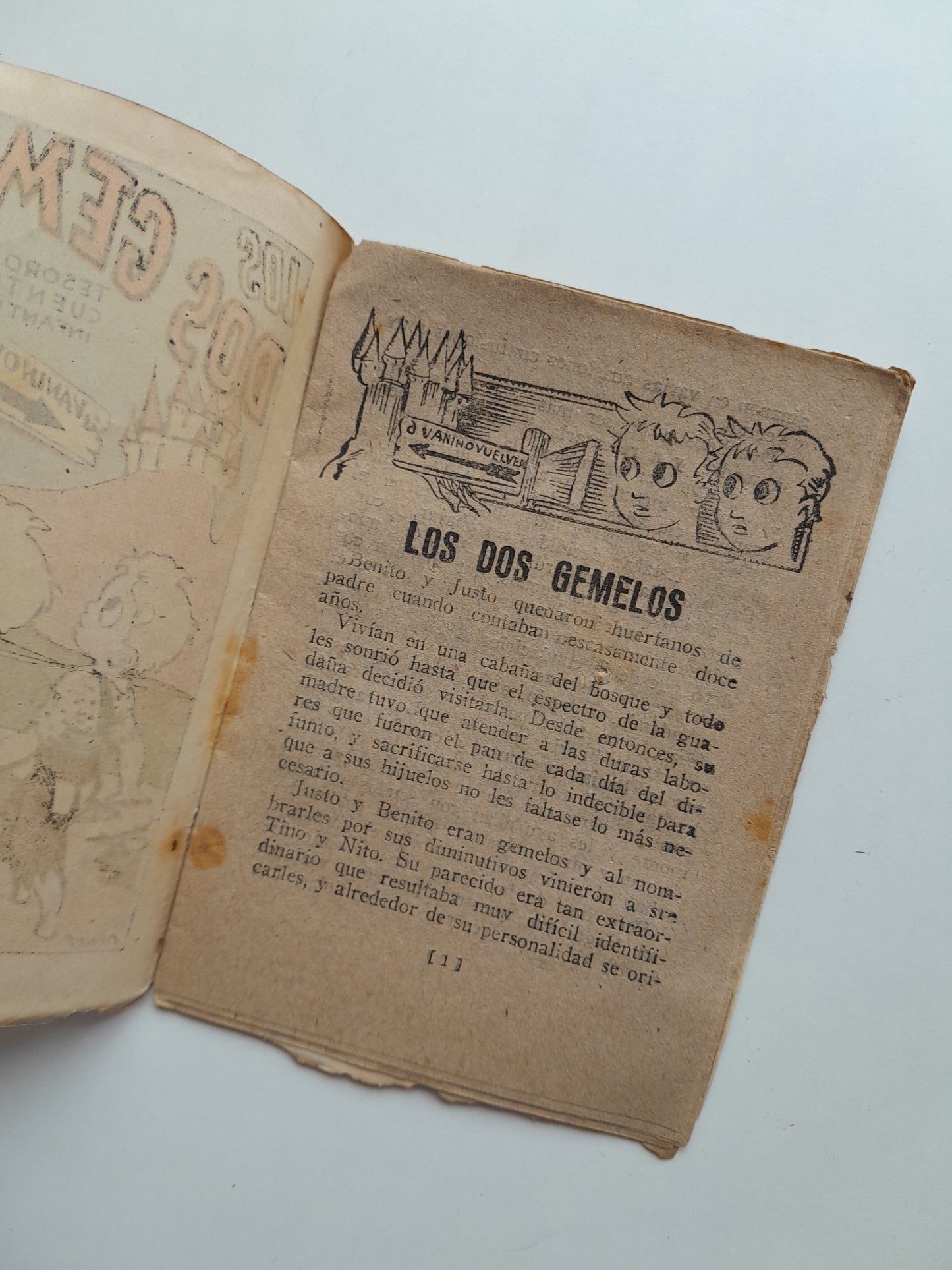 LOS DOS GEMELOS (TESORO DE CUENTOS INFANTILES, c.1930)